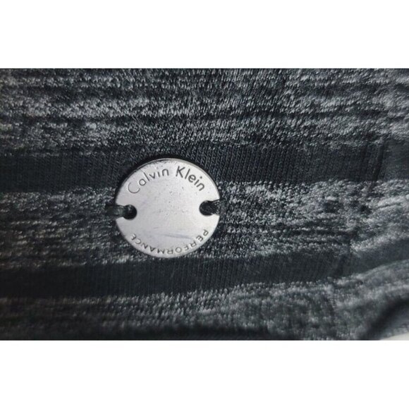 Calvin Klein womens short sleeve shirt SZ XL striped performance stretch pocket - Picture 10 of 12